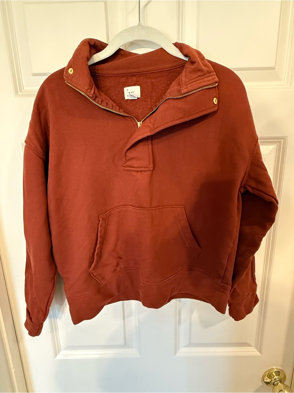 a new day Women's Rust Zip-Up Pullover Jacket